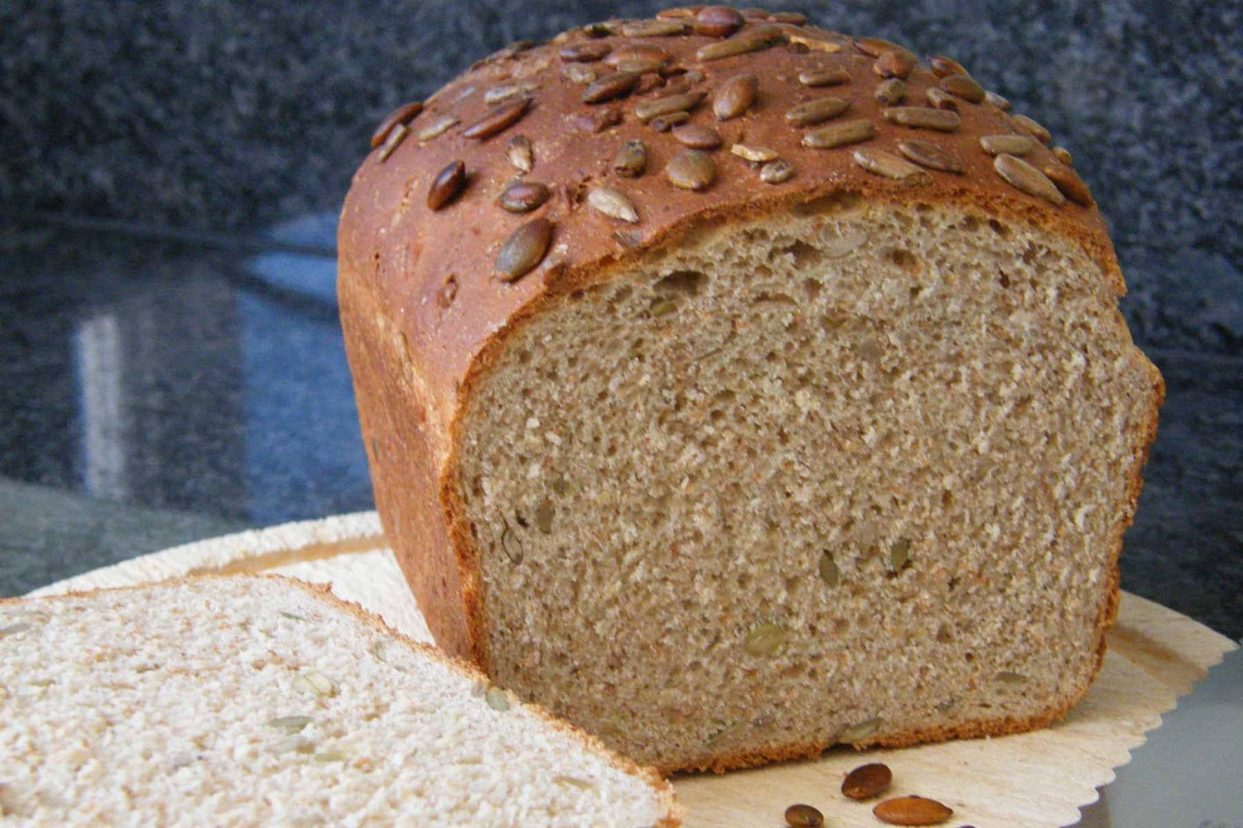 Seeded Brown Loaf with Fava Bean Flour