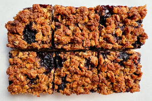 Barley & Fruit Crumble Squares