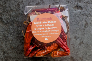 Mixed Dried Chillies from Suffolk