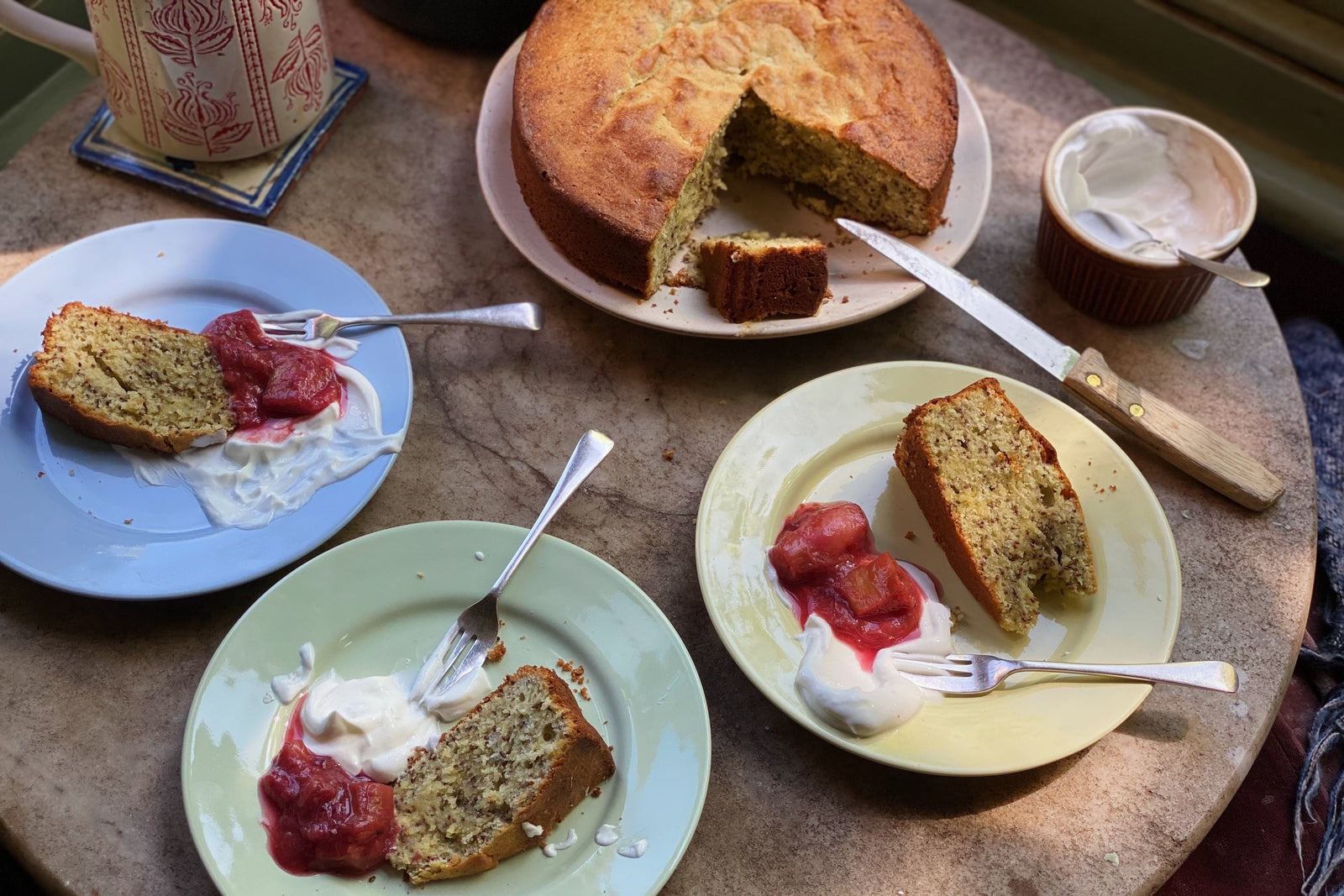 Seedy Vanilla Cake with Wrinkled Pea Flour