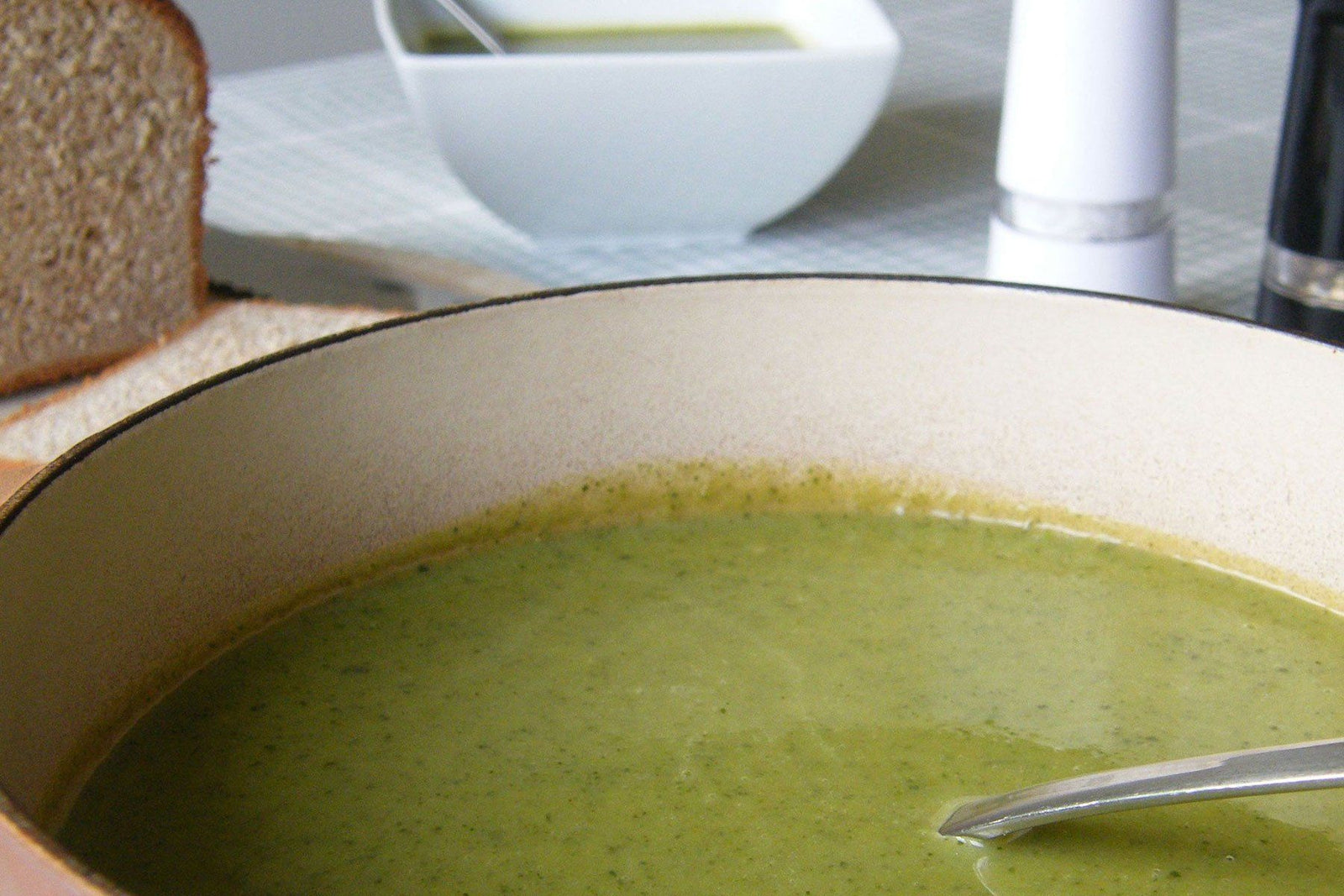 Asparagus Soup with Split Fava Beans
