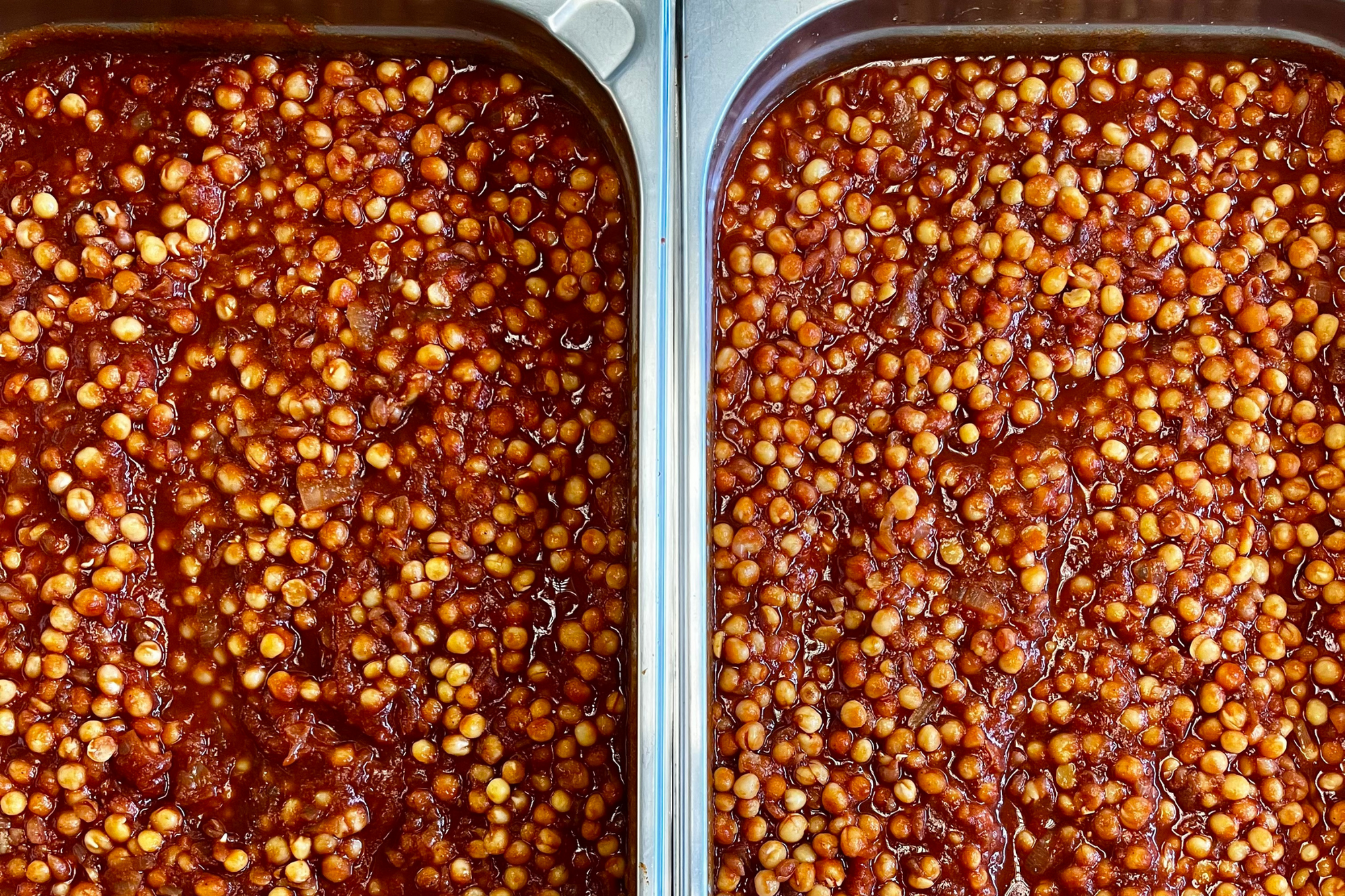Baked Beans with Flamingo & Yellow Peas