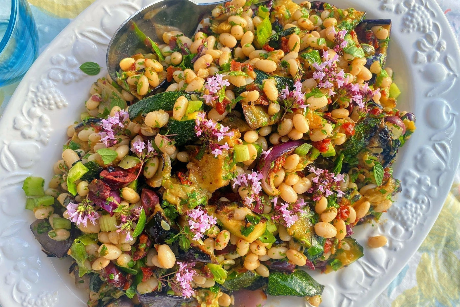Grilled Vegetable & White Bean Salad