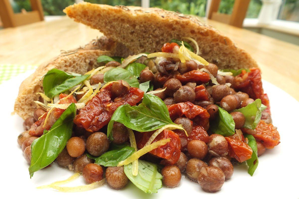 Rustic Black Badger Carlin Pea Salad