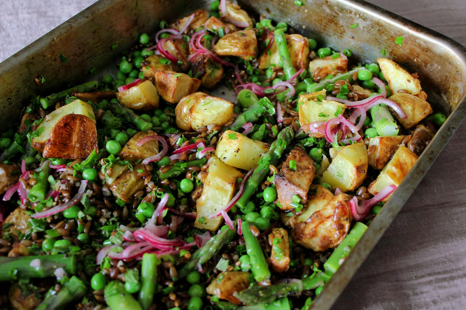 Black Barley Spring Salad