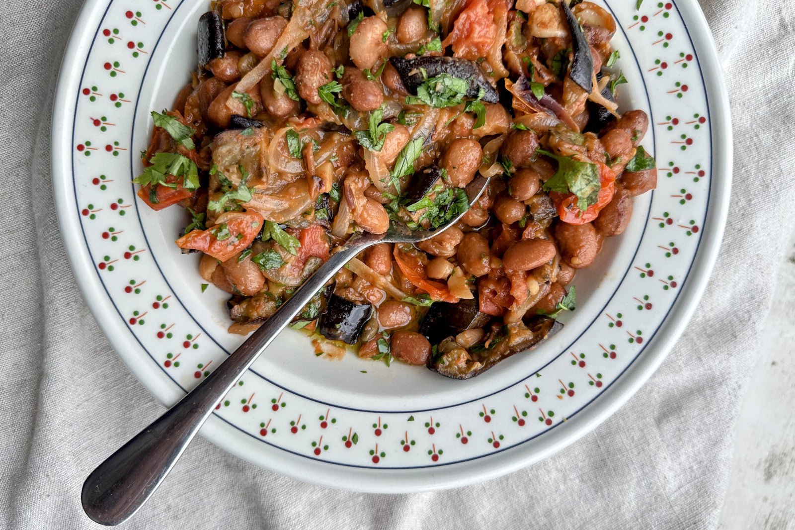 Borlotti Bean Caponata