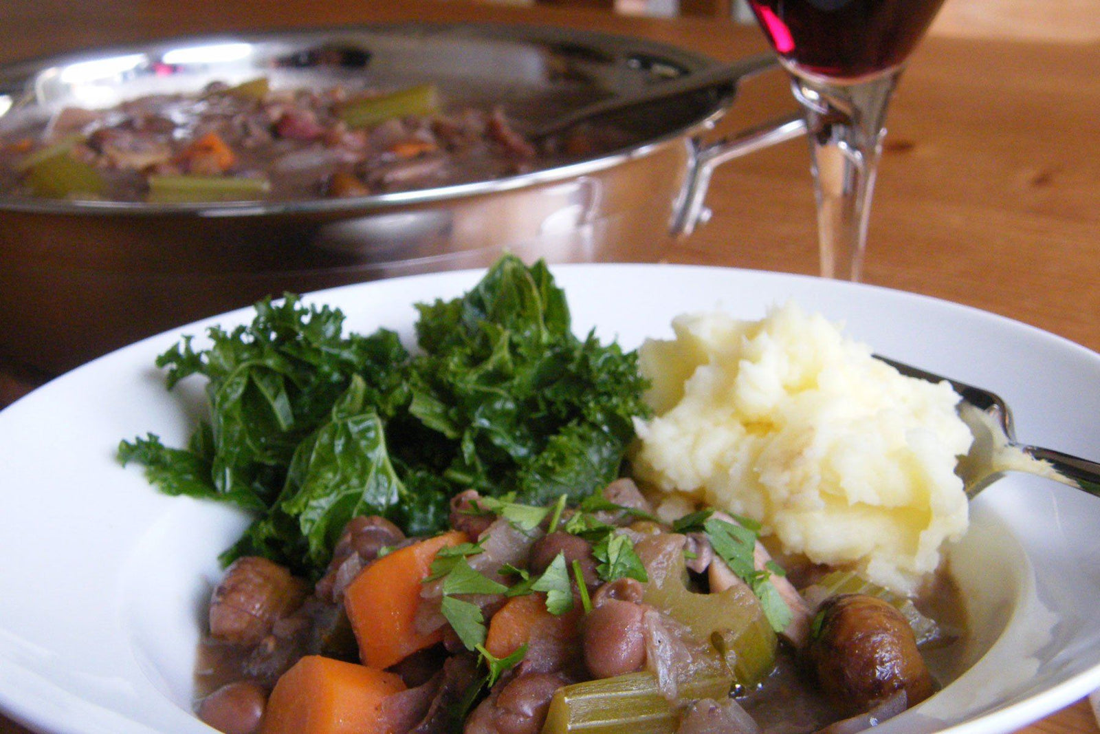 Chestnut and Fava Bean Casserole