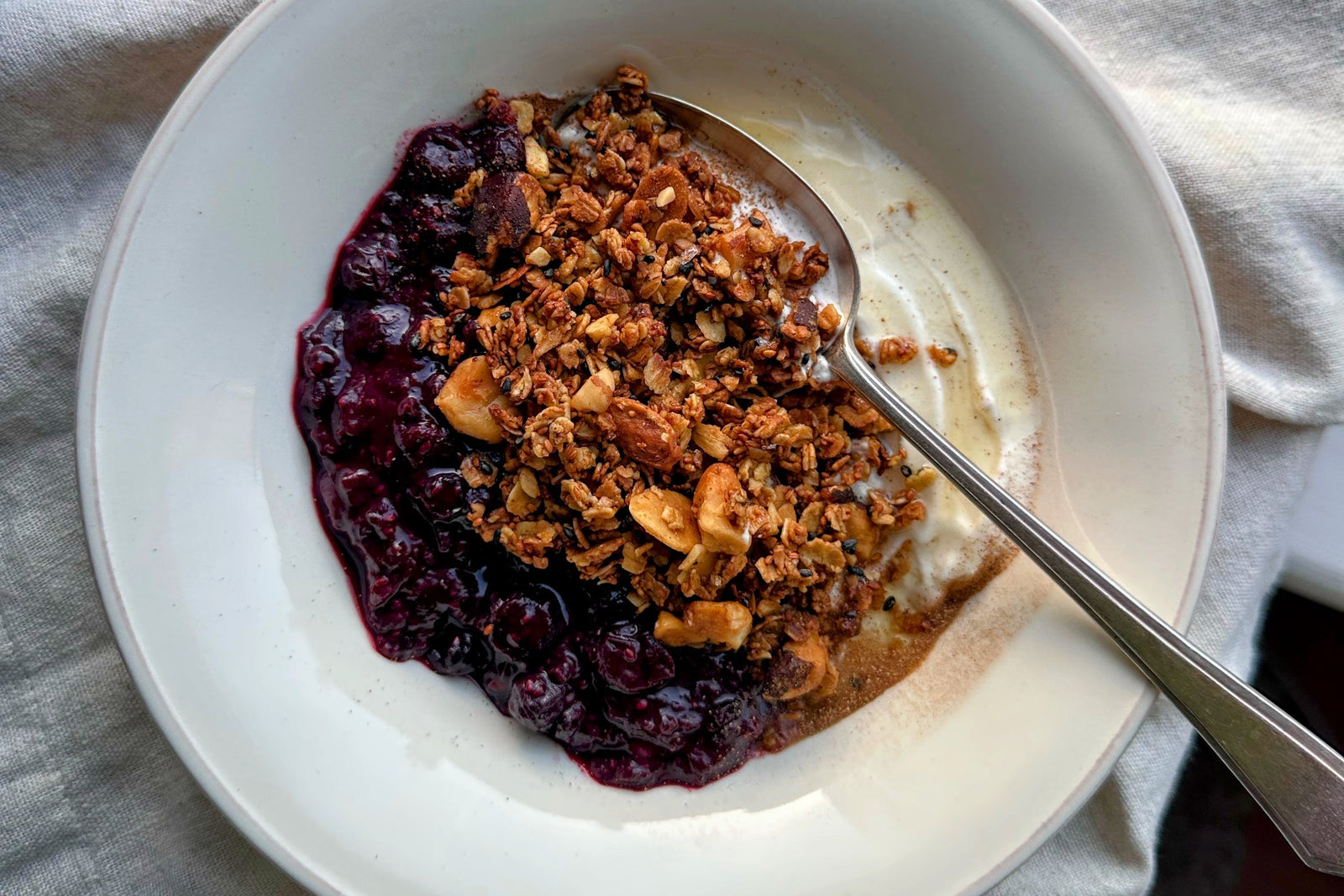 Chia Fruit Compote with Brazil Nut & Seed Granola