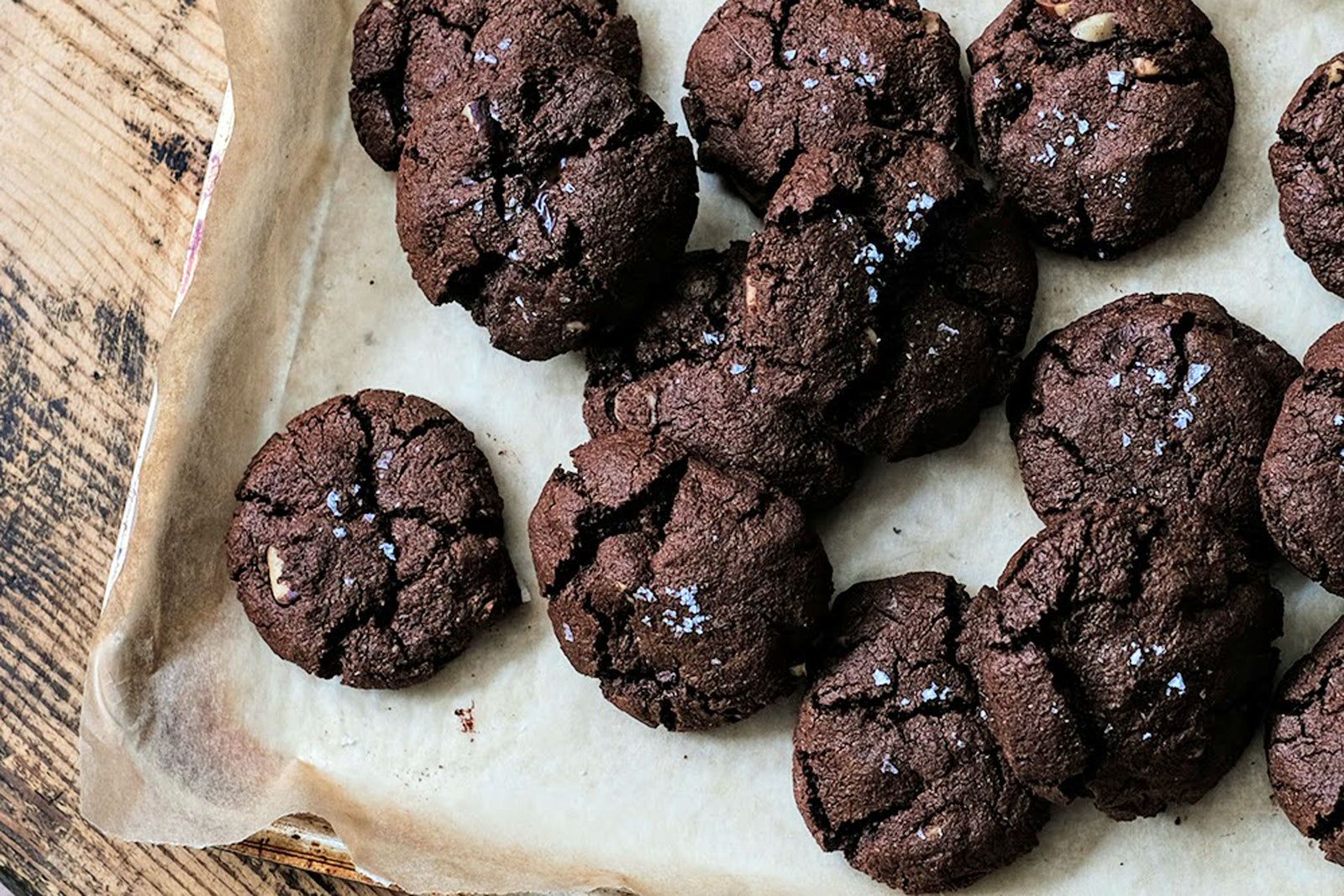 Chocolate, Brazil Nut & Coffee Cookies