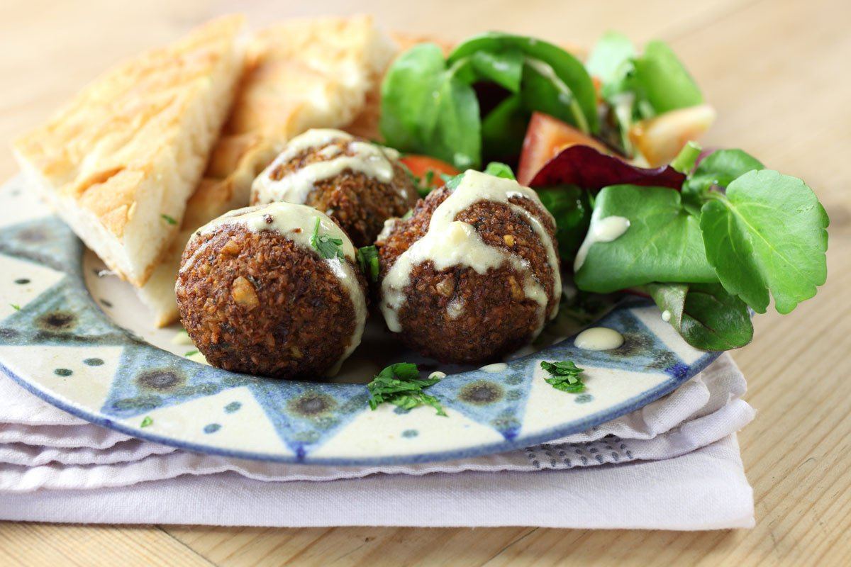 Egyptian Falafels or Ta’amia - made with Split Fava Beans