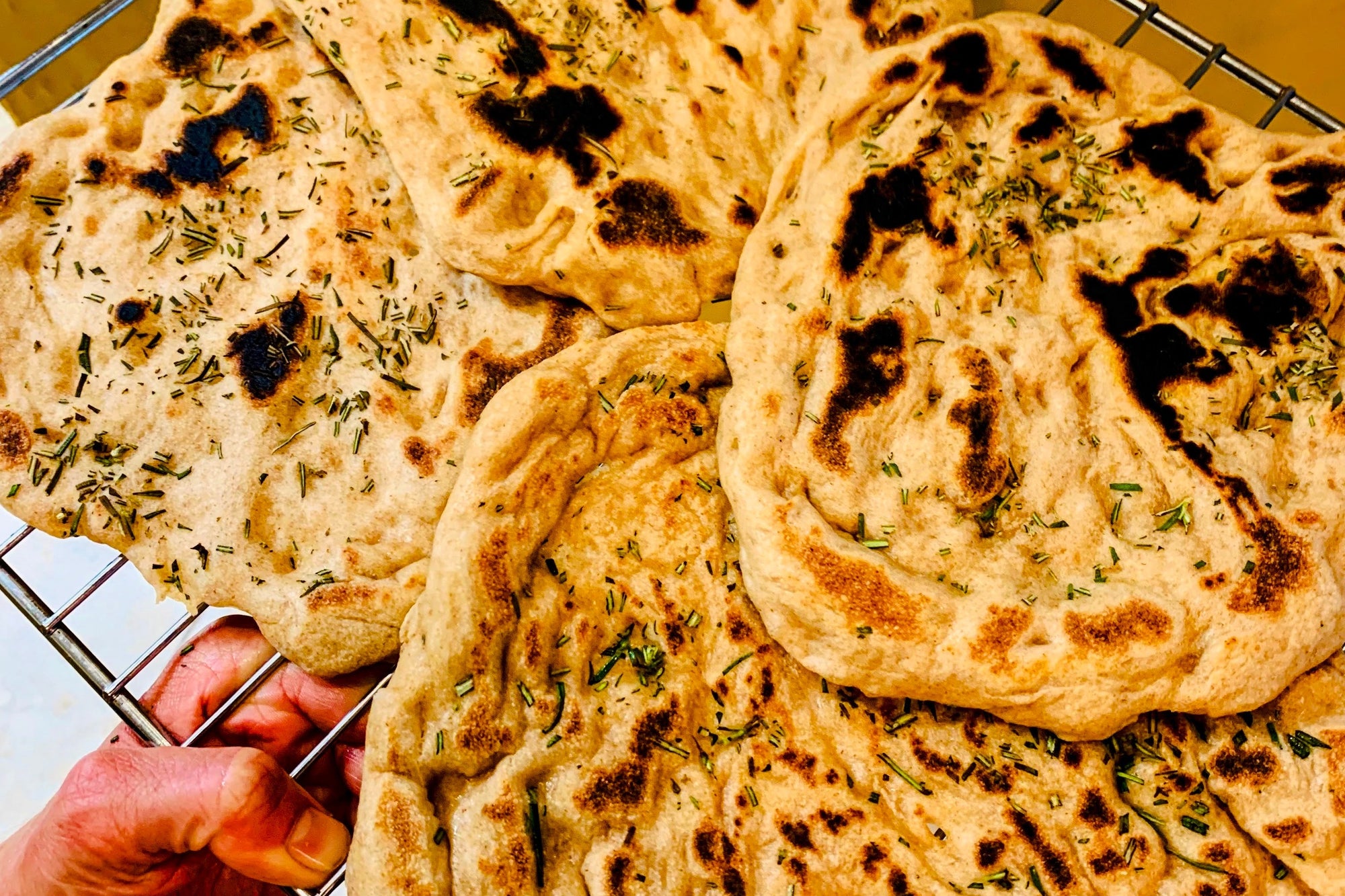 Emmer & Rosemary Flatbreads