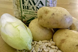 Fave e Cicoria: Puglian Mashed Fava Beans, Potato and Greens