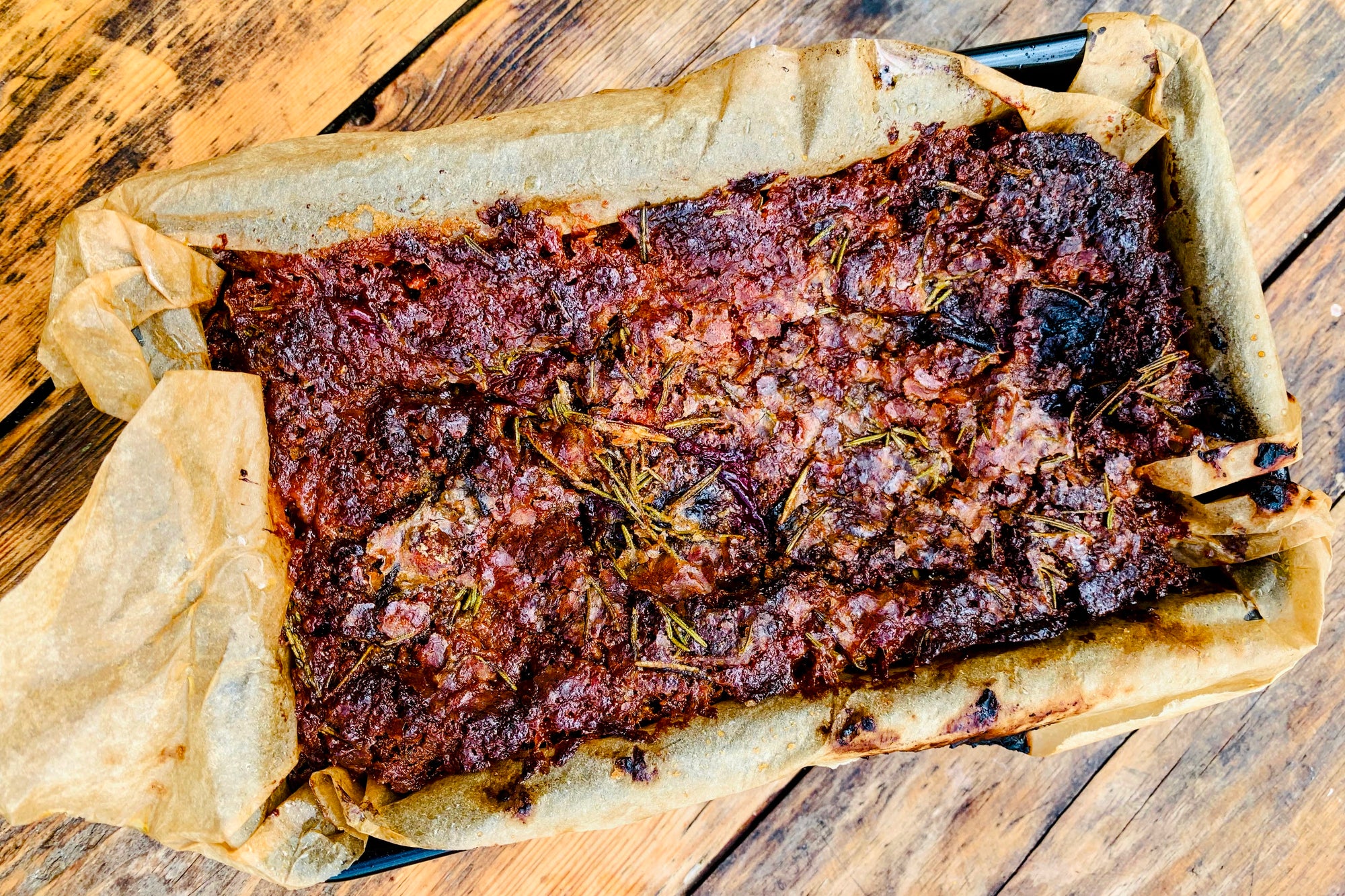 Fermented Plum, Poppy Seed & Rosemary Cake