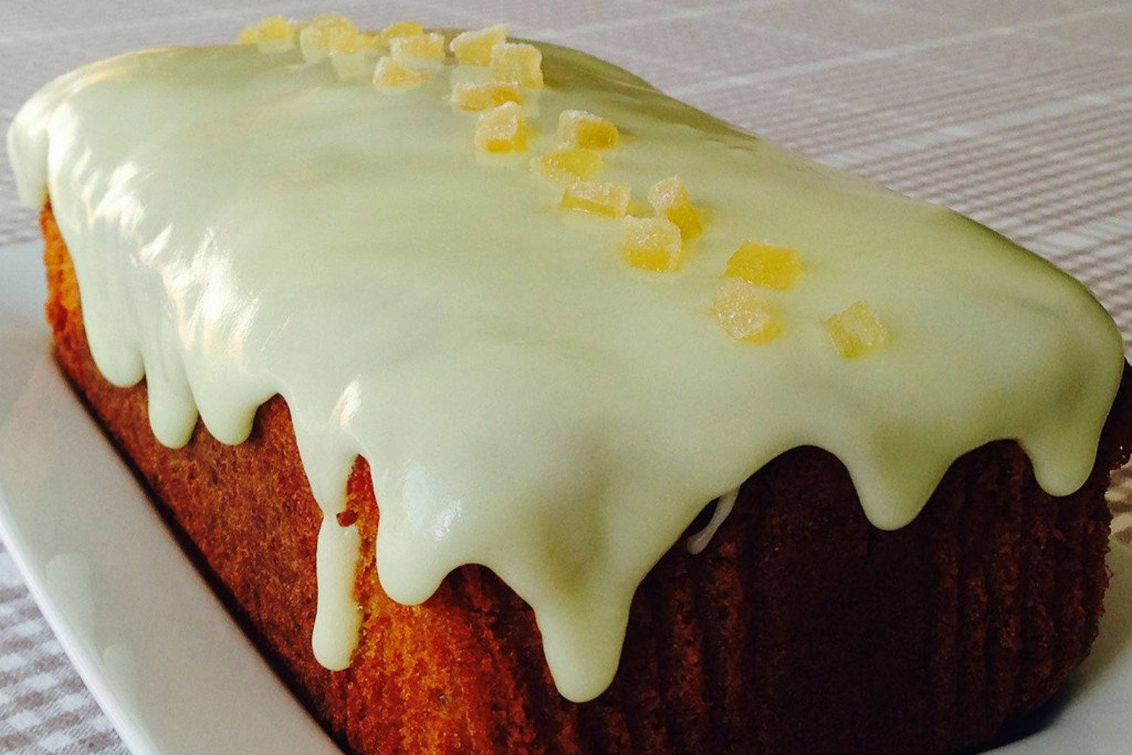 Fava Bean, Ginger and Sweet Potato Cake