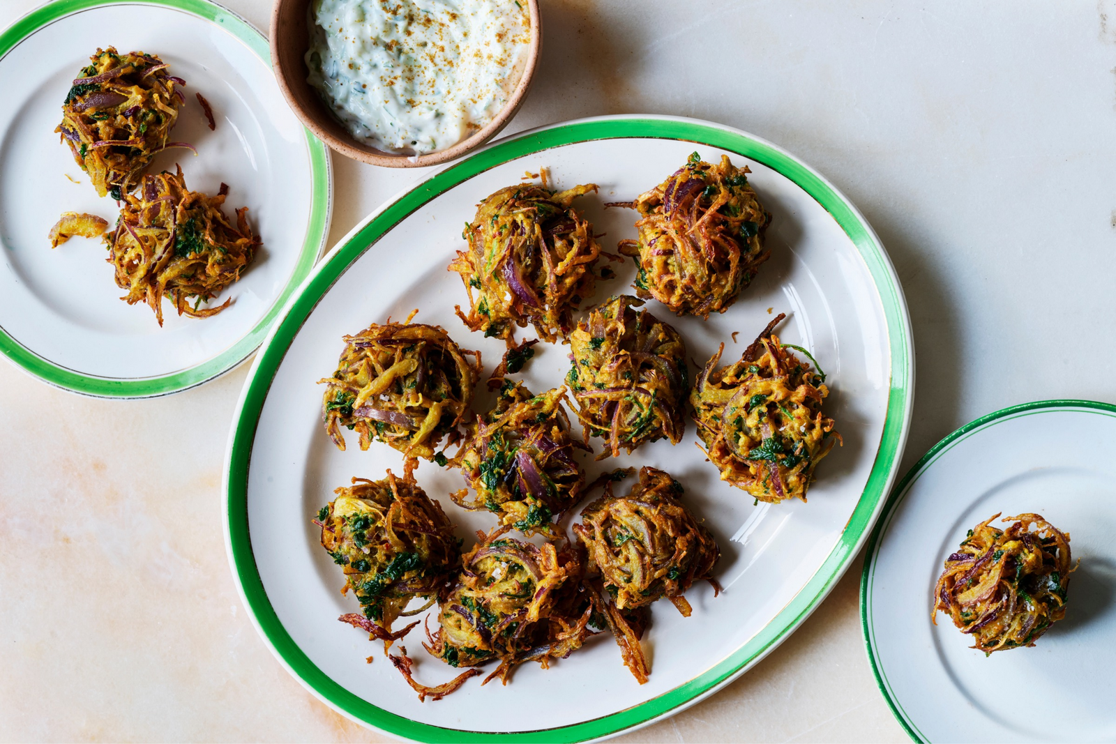 Onion & Fava Bhajis