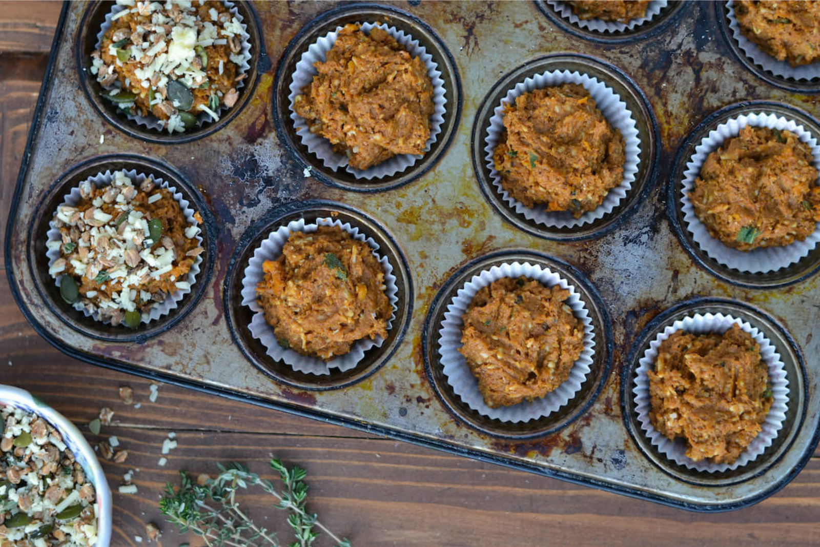Pumpkin & Cheddar Muffins