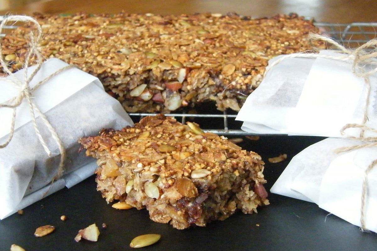 Quinoa, Barley & Pumpkin Energy Bars Hodmedod's British Wholefoods