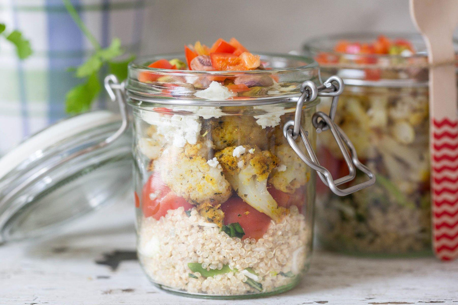 Roast Cauliflower and Quinoa Salad