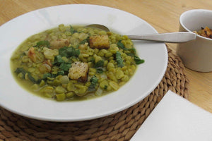 Split Green Pea Soup with Mint