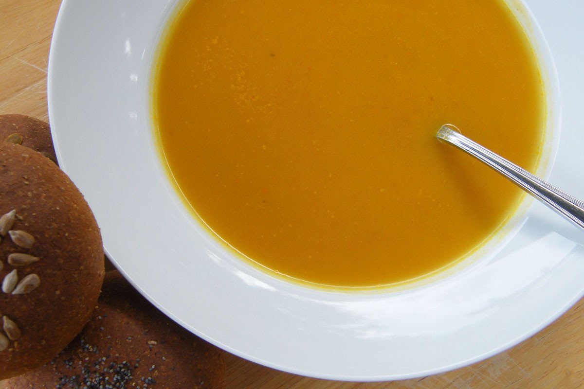 Squash and Fava Bean Soup