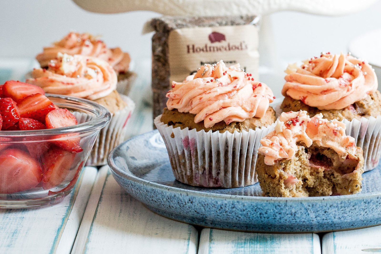 Strawberry & Chia Muffins