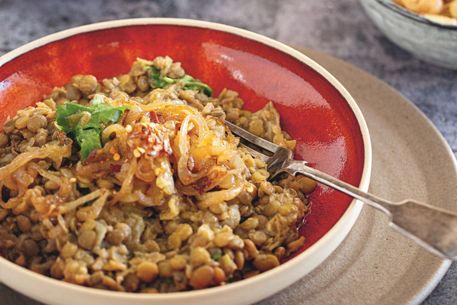 Syrian Lentils with Slow-Fried Onions