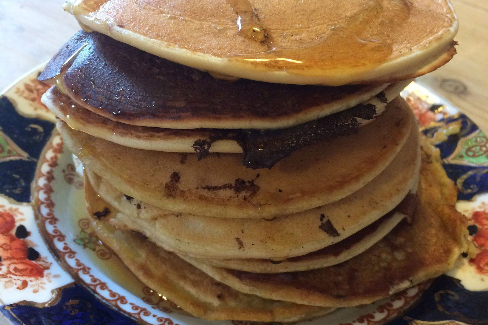 Vegan Scotch Pancakes with Fava Flour