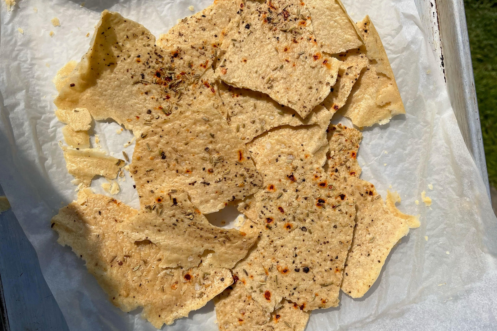 Fava Bean Crackers