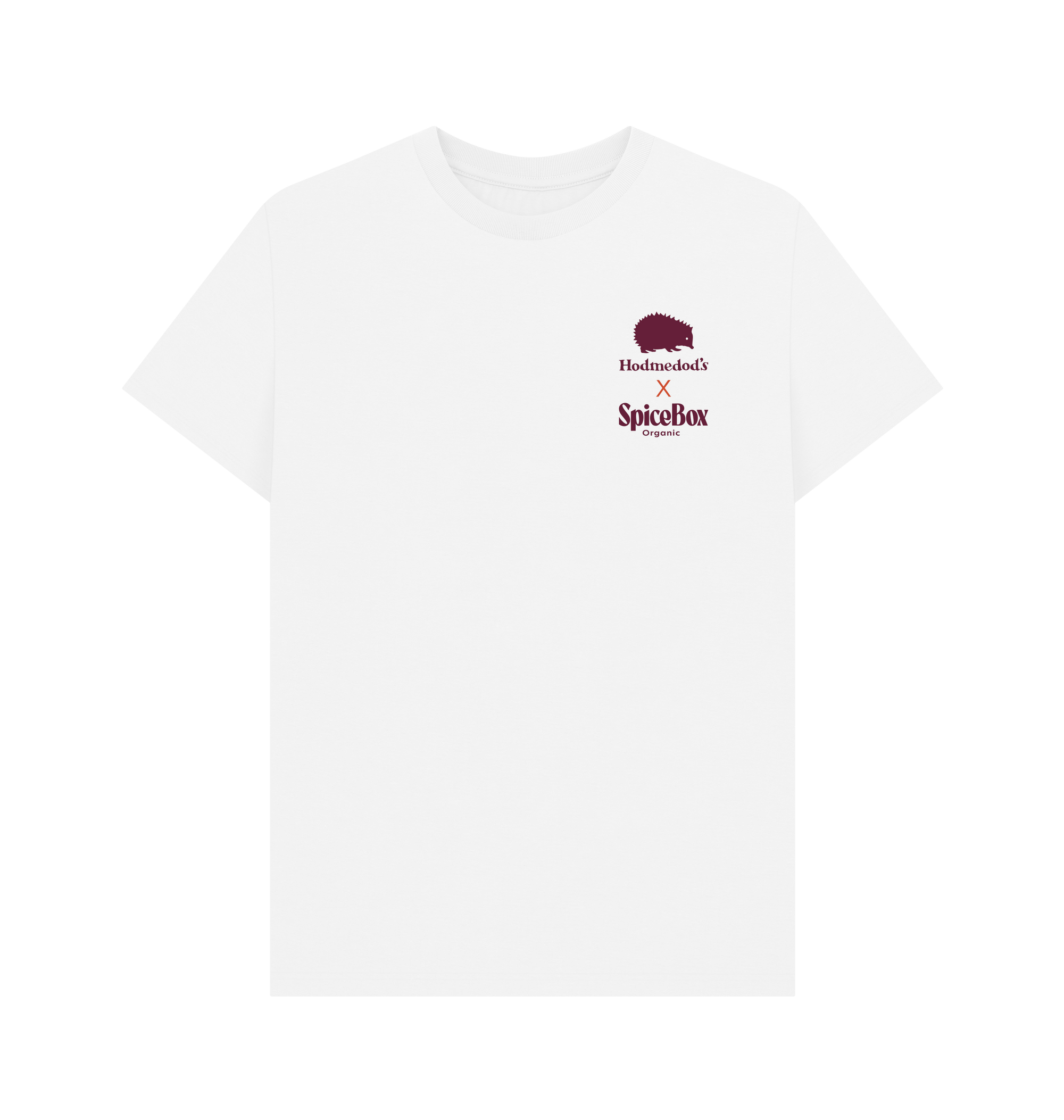 White Printed T-shirt Front