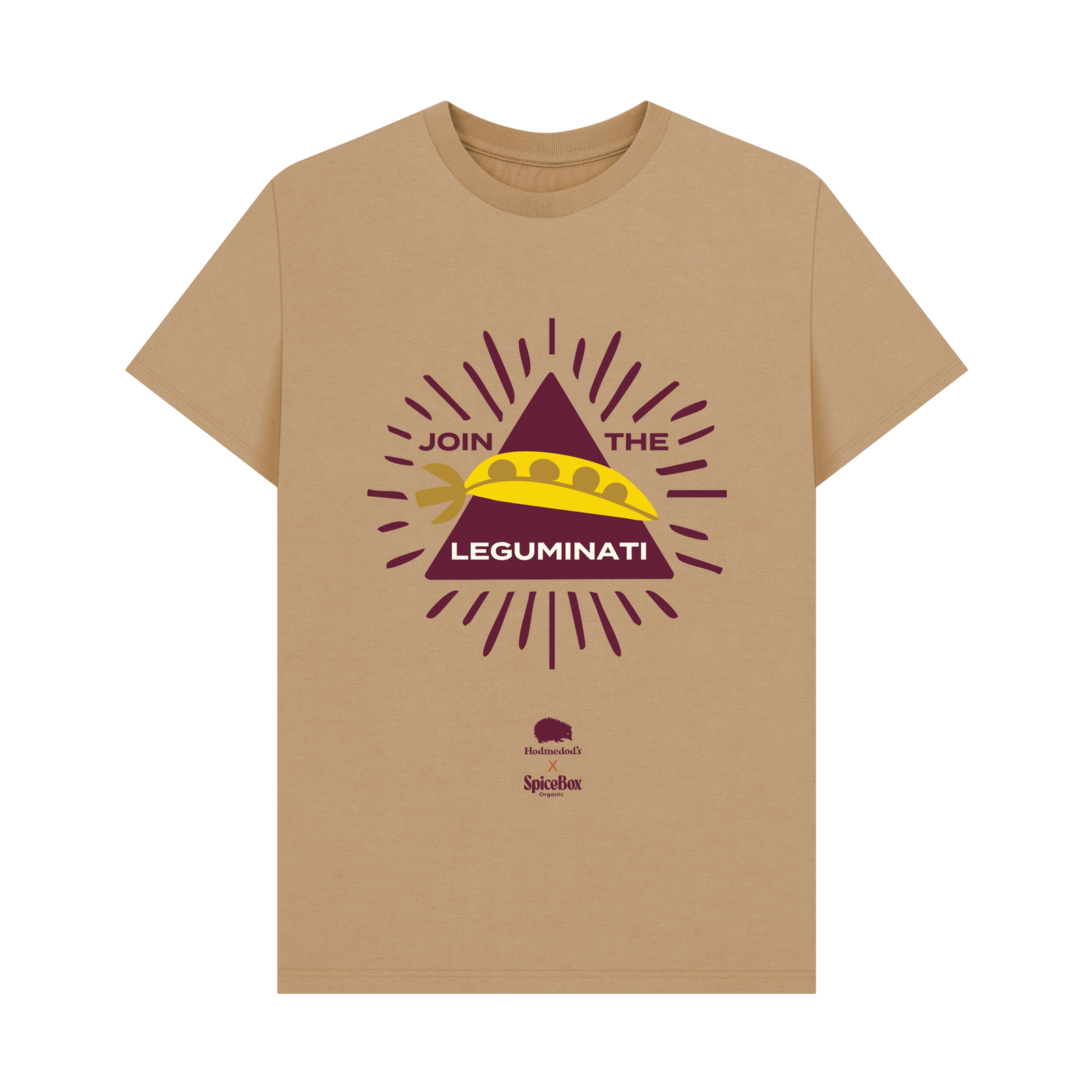 Sand Printed T-shirt Front