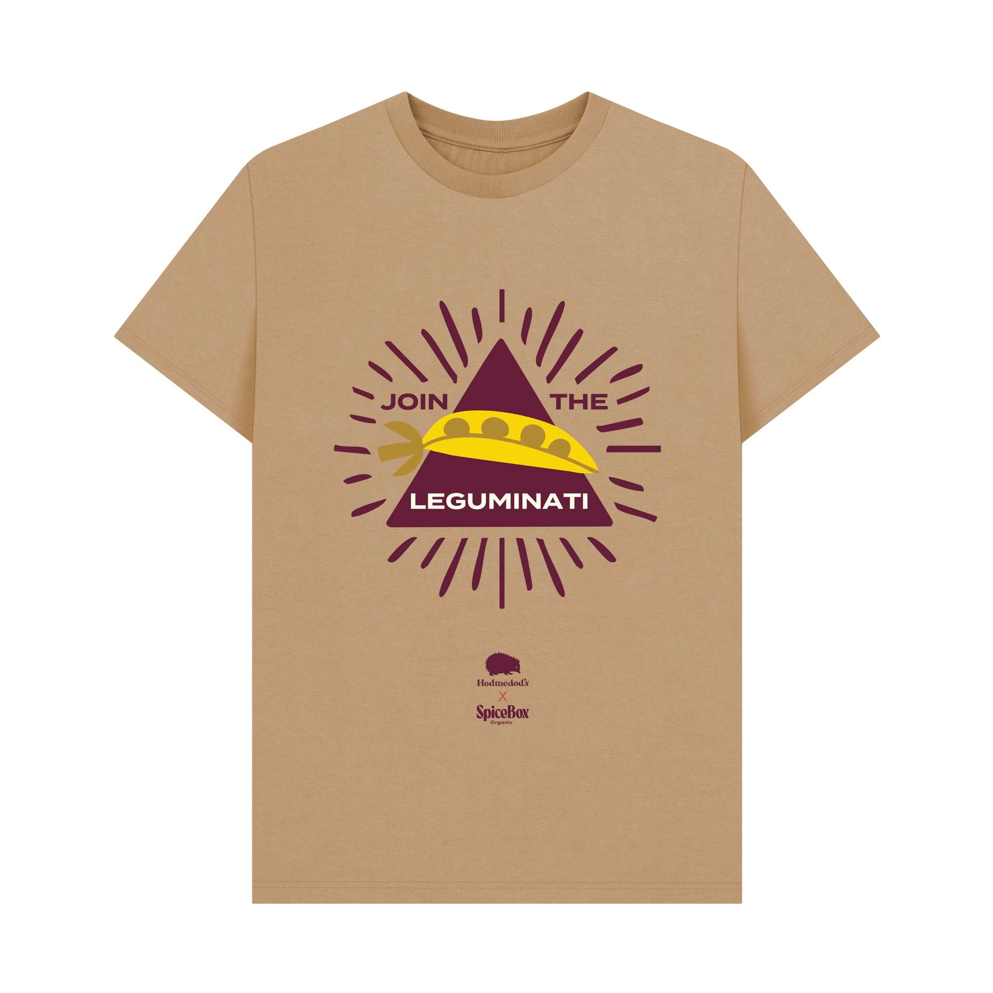 Sand Printed T-shirt Front