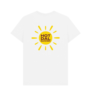 White Printed T-shirt Back