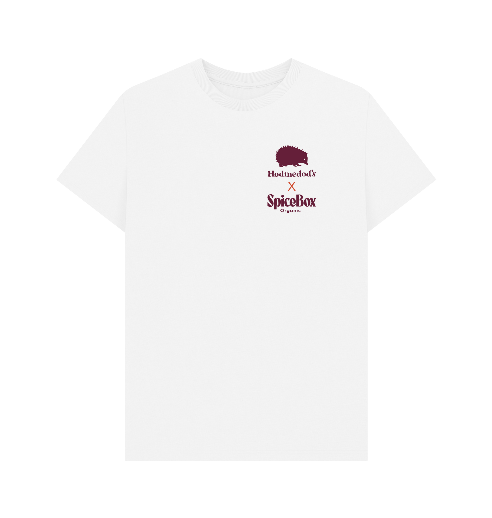 White Printed T-shirt Front