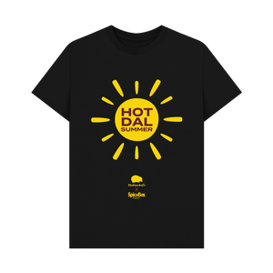 Black Printed T-shirt Front