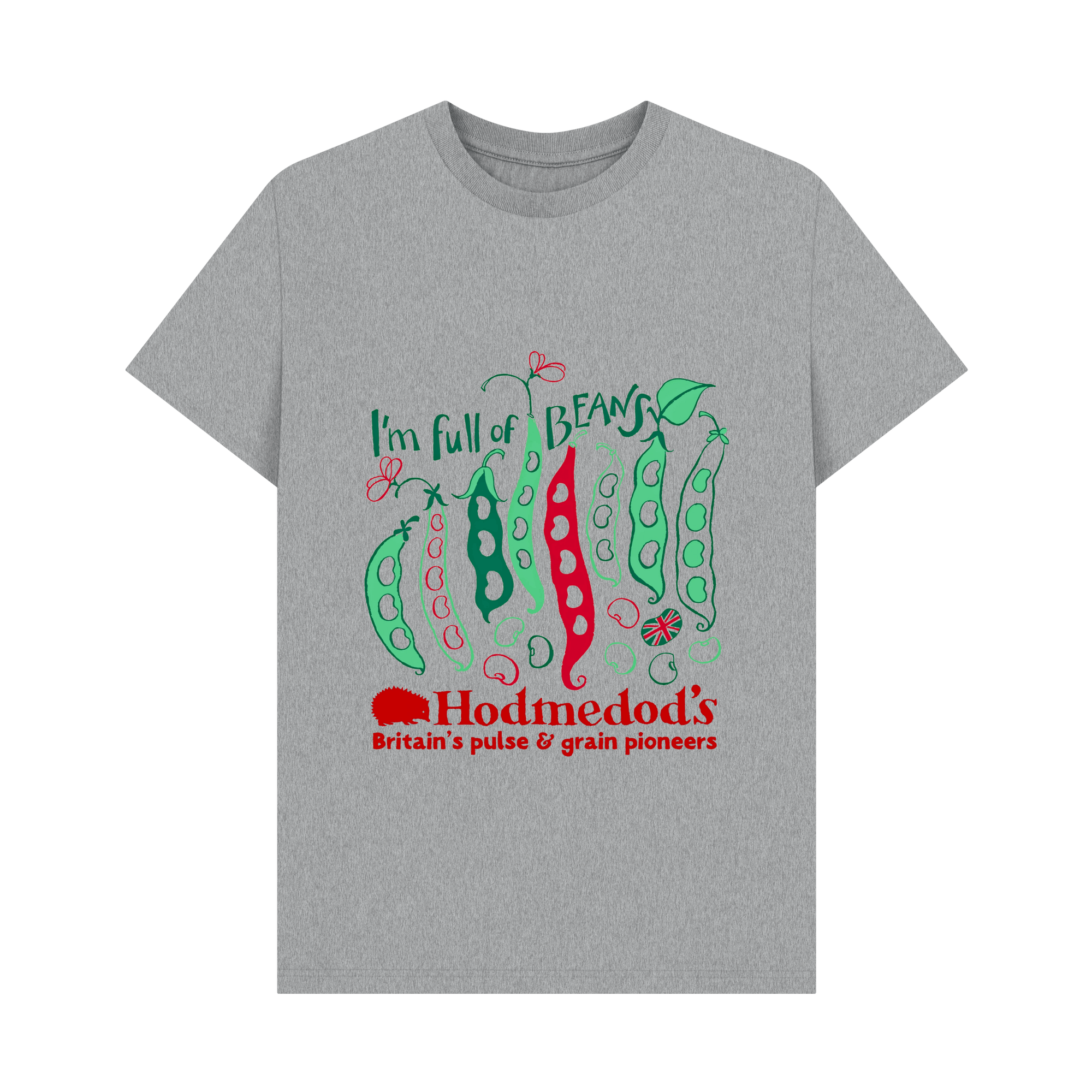 Athletic Grey Printed T-shirt Front