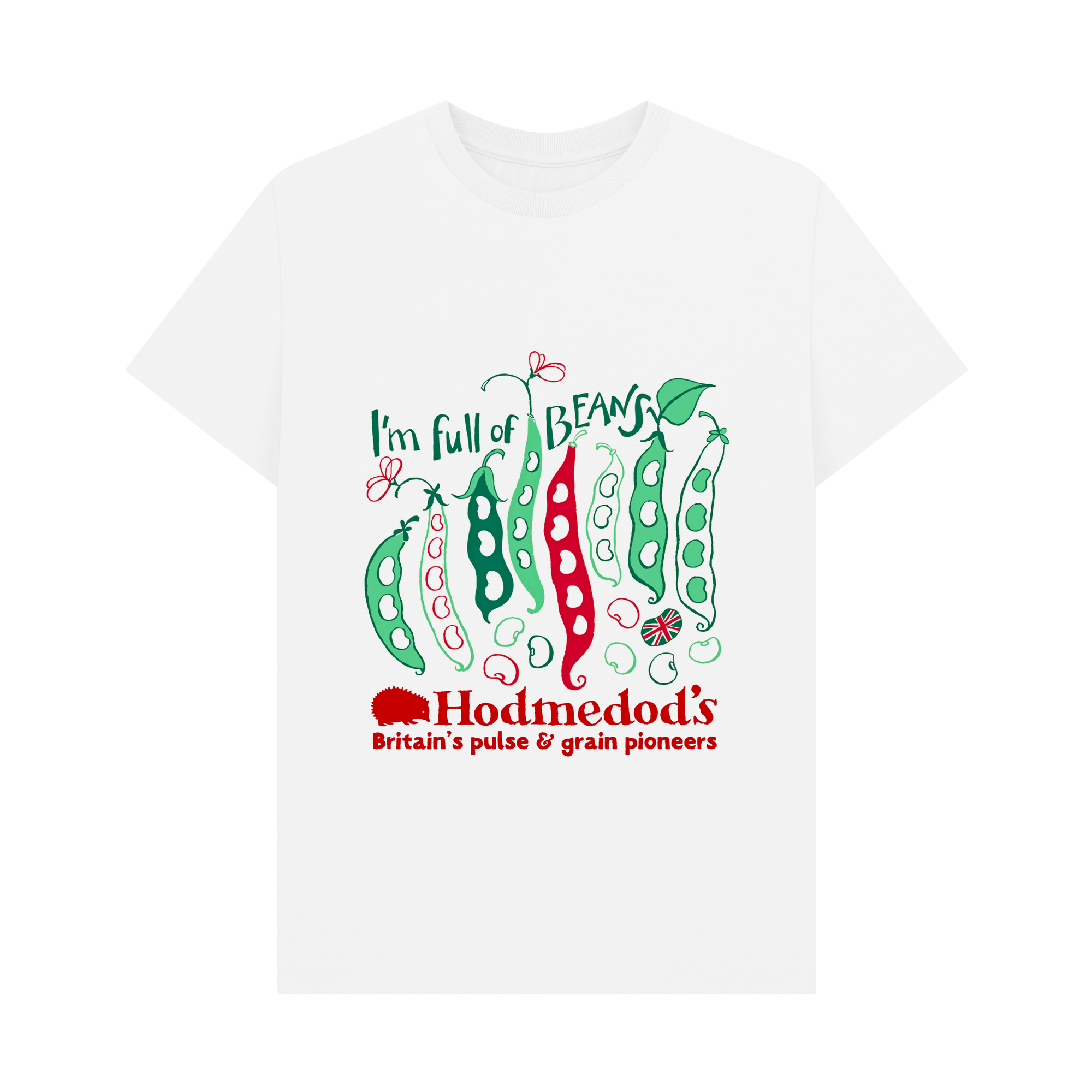 White Printed T-shirt Front