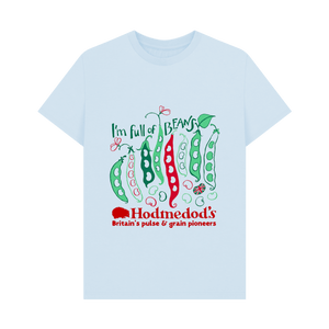 Sky Blue Printed T-shirt Front