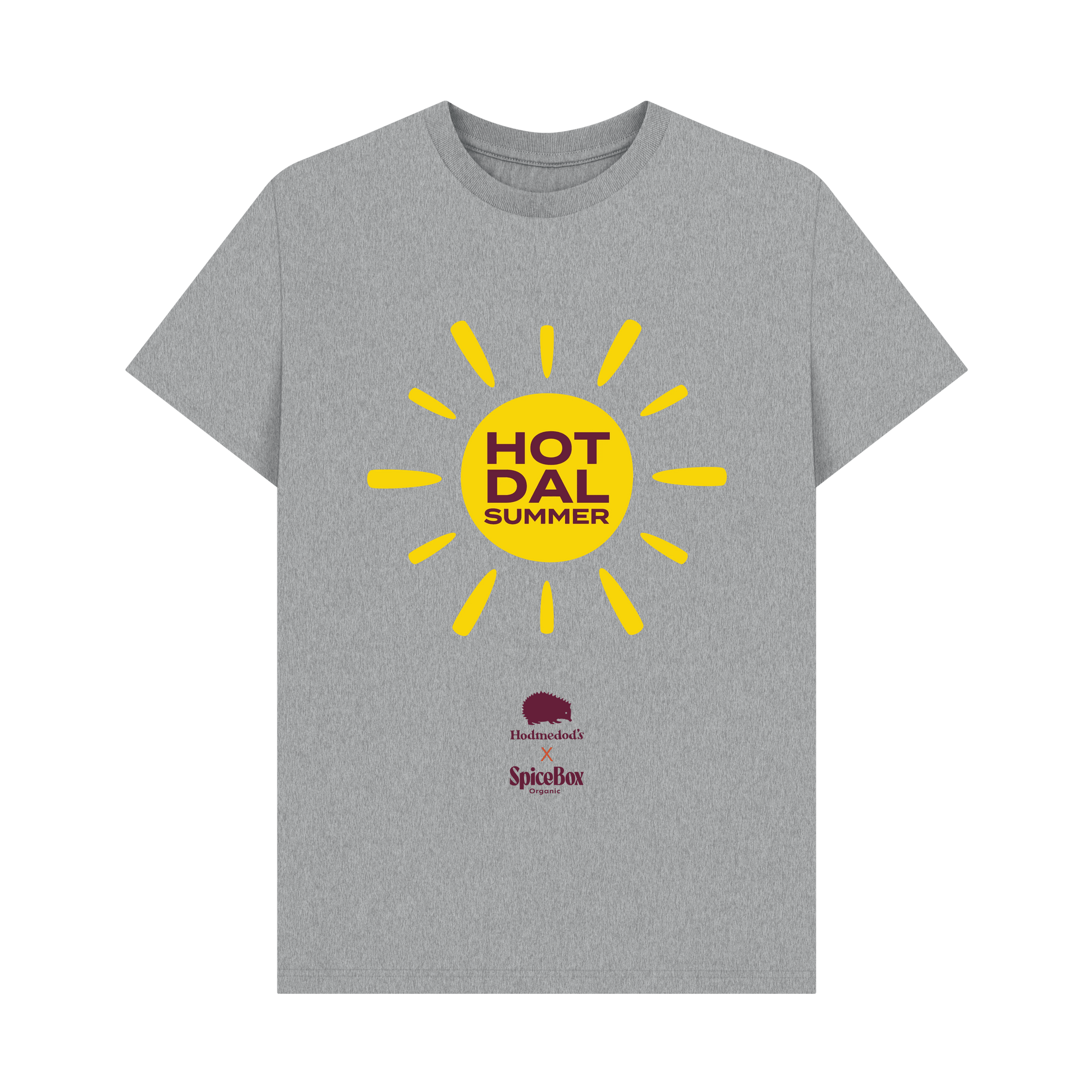 Athletic Grey Printed T-shirt Front