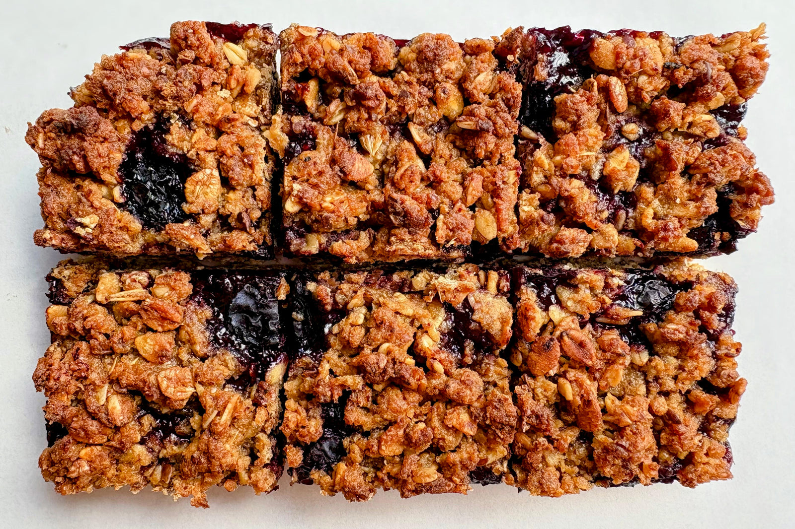 Barley & Fruit Crumble Squares