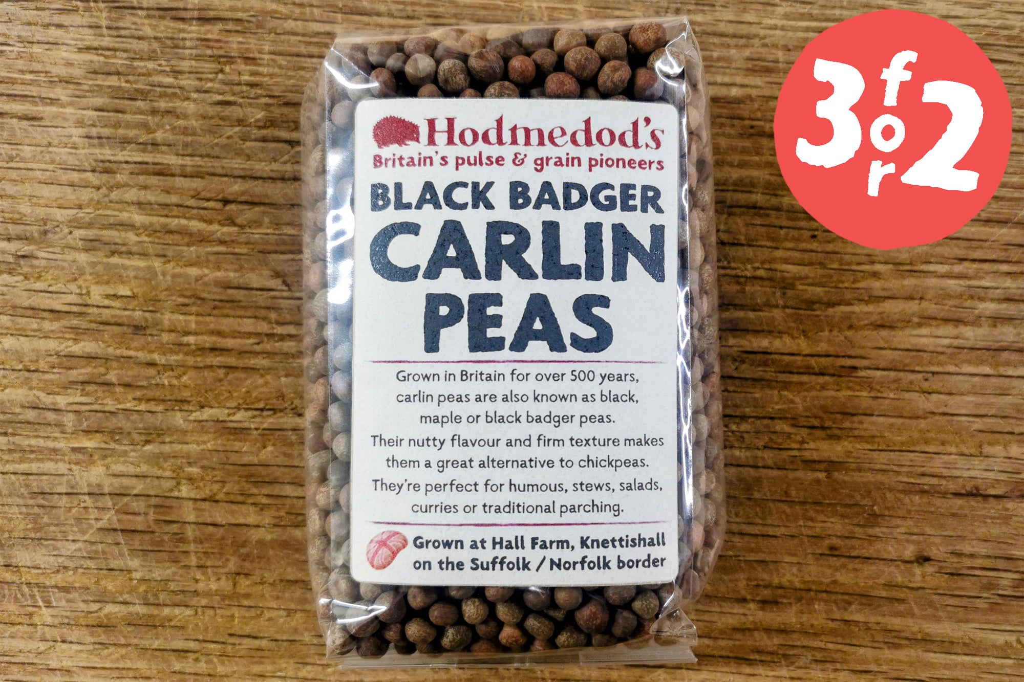 Black Badger Carlin Peas