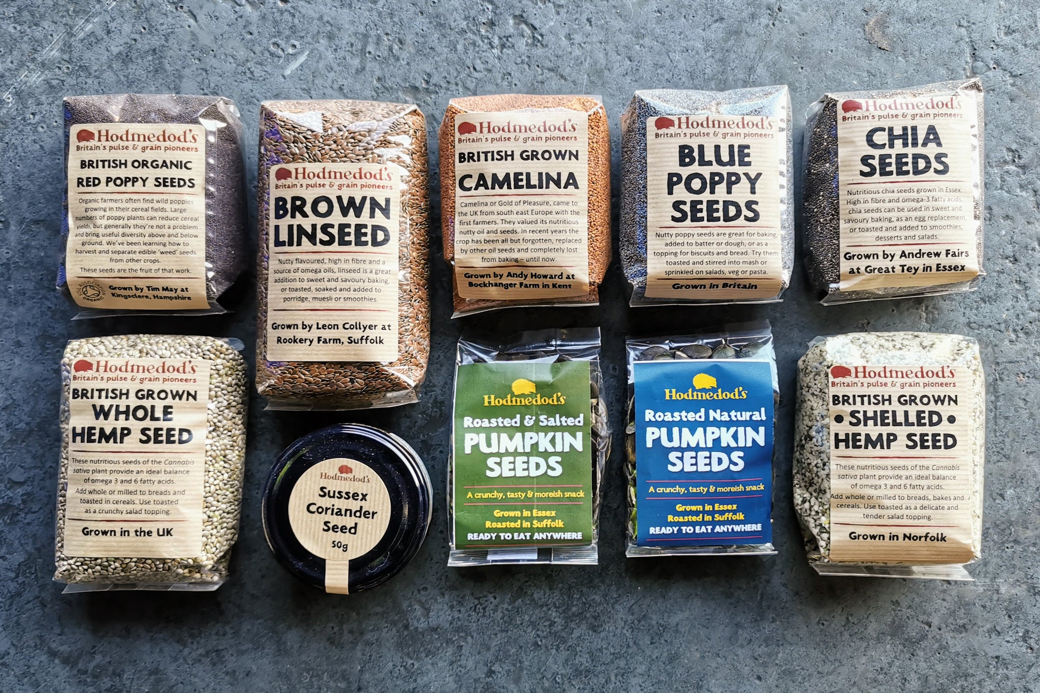 plant seeds uk British Edible Seed Selection