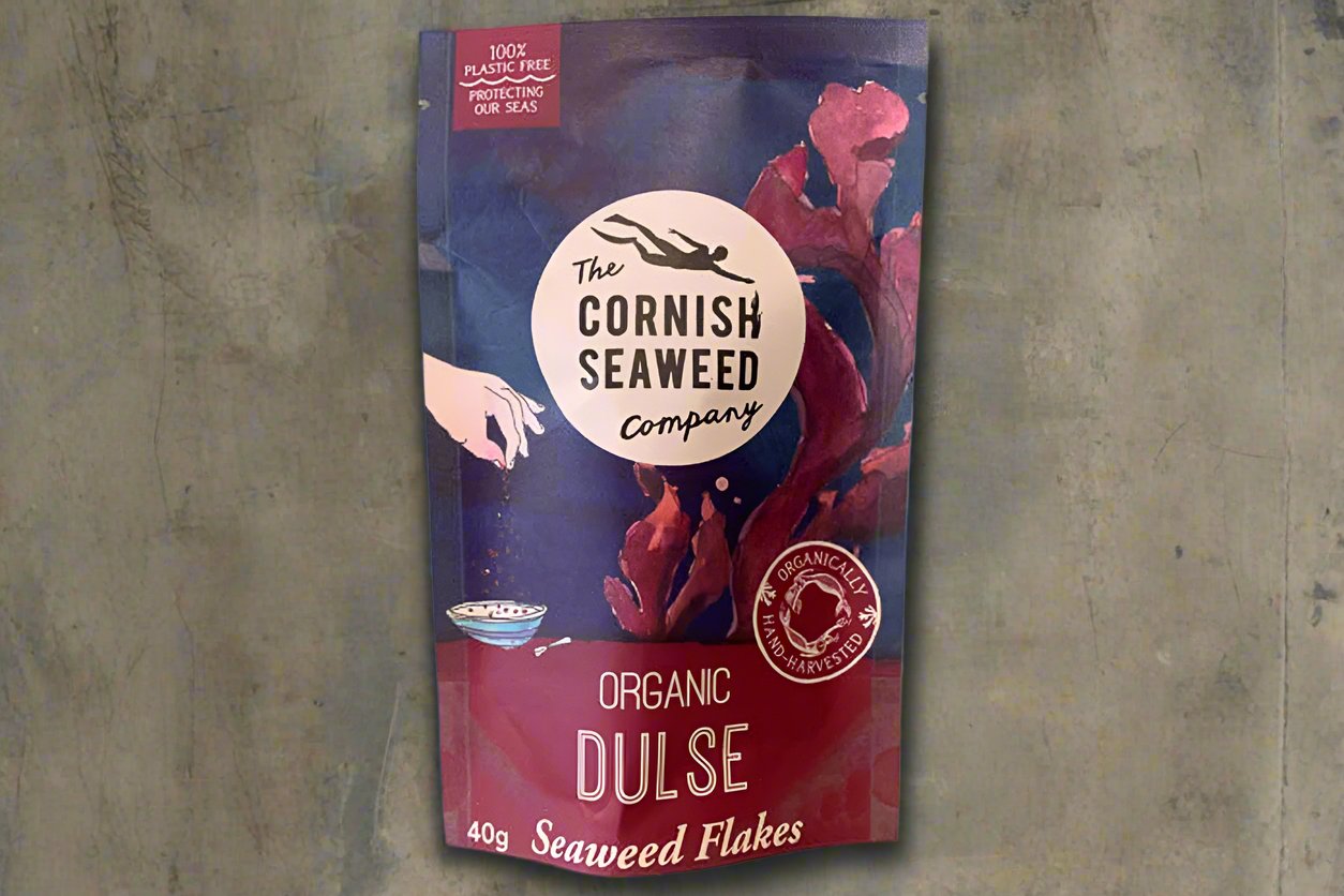 Dulse Seaweed Flakes, Organic, 40g from The Cornish Seaweed Company