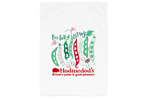 Full of Beans Tea Towel, Organic Cotton