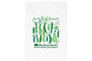 Join the Peas Movement Tea Towel, Organic Cotton