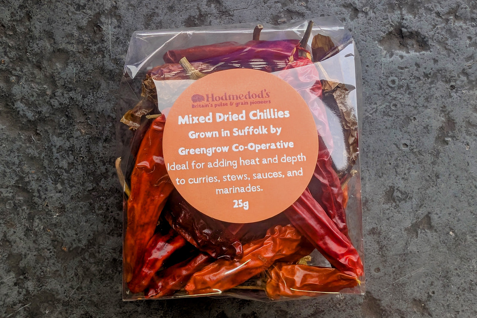 Mixed Dried Chillies from Suffolk
