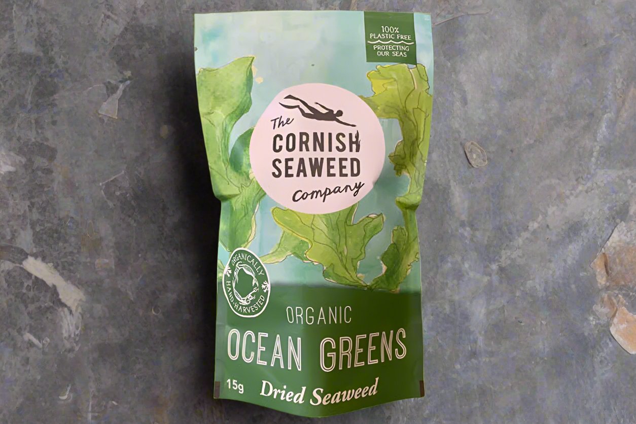 Ocean Greens Seaweed, Organic, 15g from The Cornish Seaweed Company