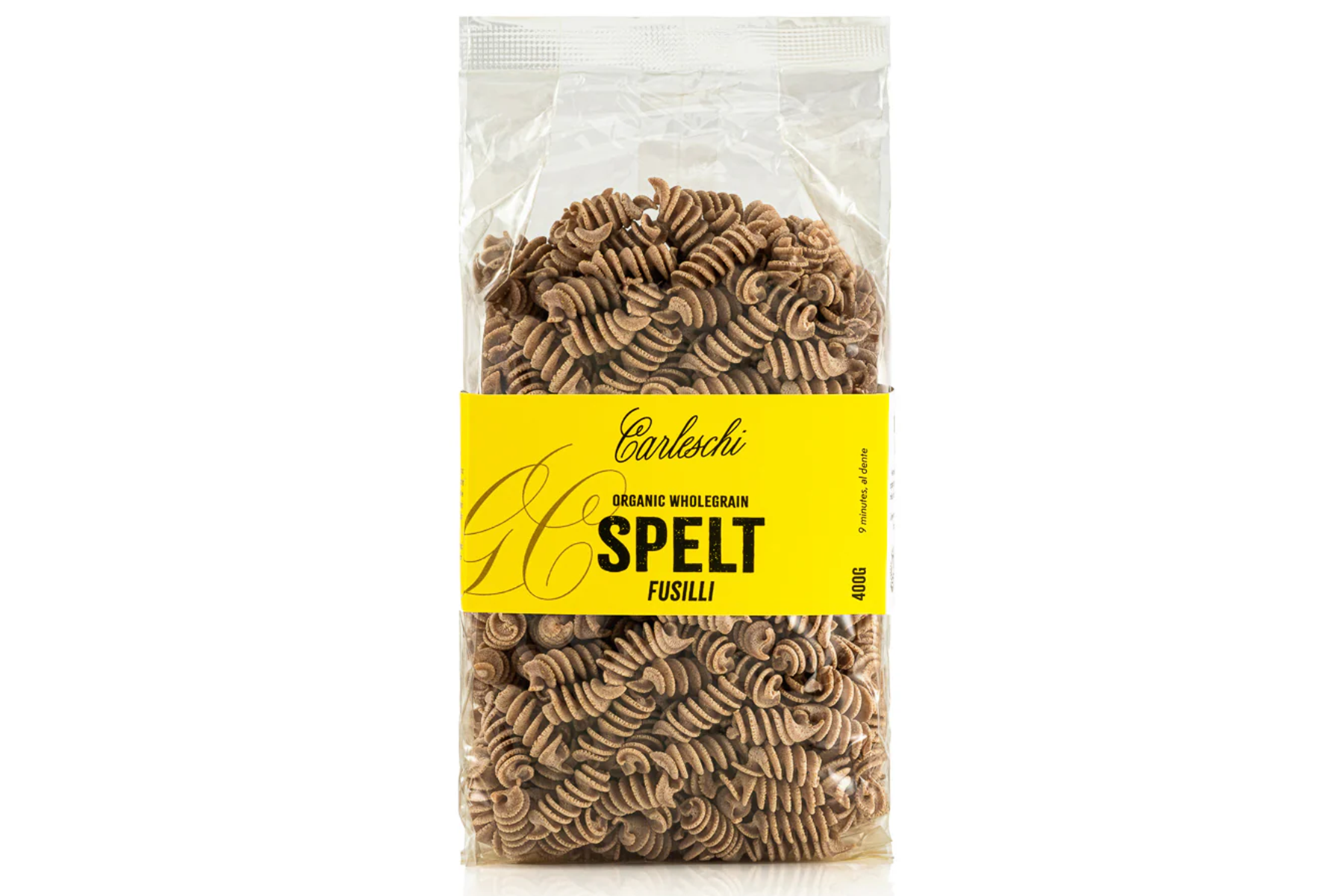 Spelt Fusilli, Wholegrain, Organic