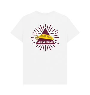 White Printed T-shirt Back