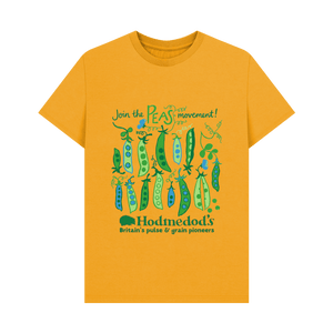 Mustard Printed T-shirt Front