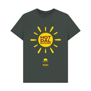 Dark Grey Printed T-shirt Front